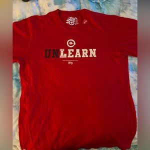 LNG red shirt size large